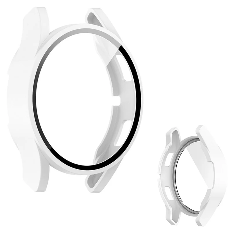 Unglaublich Schön Samsung Galaxy Watch 4 (44mm) Hülle mit Displayschutz in Plastik und Gehärtetes Glas