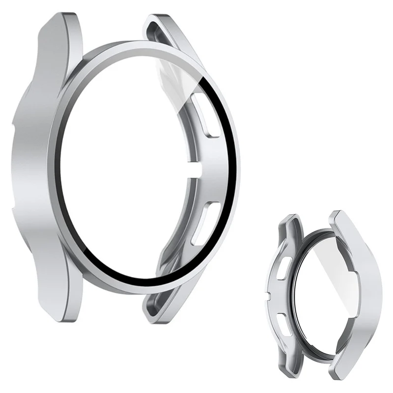 Unglaublich Schön Samsung Galaxy Watch 4 (44mm) Hülle mit Displayschutz in Plastik und Gehärtetes Glas