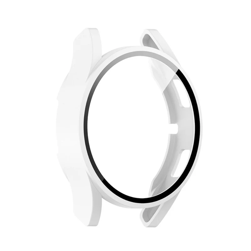 Unglaublich Schön Samsung Galaxy Watch 4 (44mm) Hülle mit Displayschutz in Plastik und Gehärtetes Glas