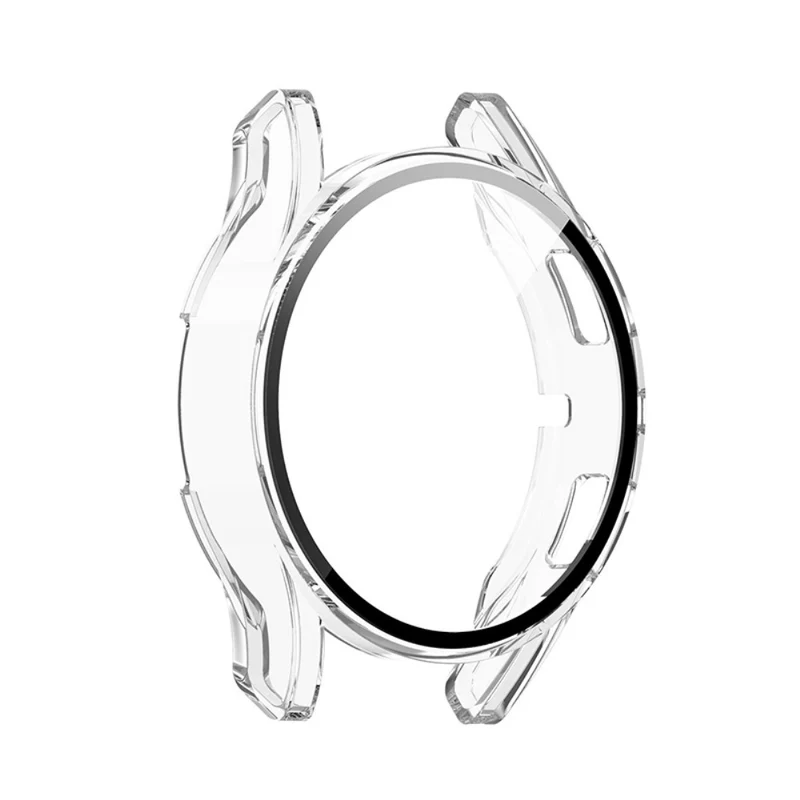 Unglaublich Schön Samsung Galaxy Watch 4 (44mm) Hülle mit Displayschutz in Plastik und Gehärtetes Glas