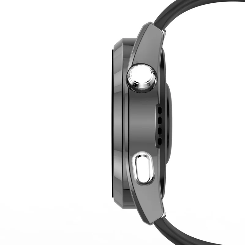 Auffallend Stilvoll Huawei Watch 3 Hülle mit Displayschutz in Plastik und Gehärtetes Glas