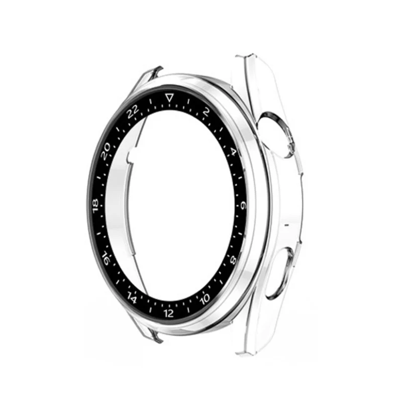 Auffallend Stilvoll Huawei Watch 3 Hülle mit Displayschutz in Plastik und Gehärtetes Glas