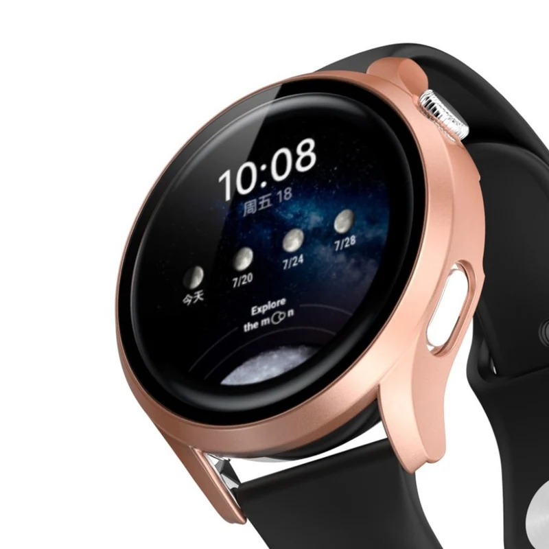 Mega Schön Huawei Watch 3 Hülle mit Displayschutz in Plastik und Gehärtetes Glas
