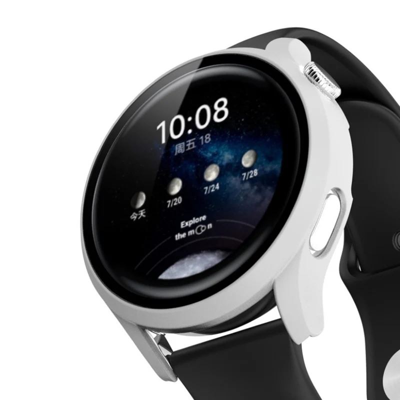Mega Schön Huawei Watch 3 Hülle mit Displayschutz in Plastik und Gehärtetes Glas