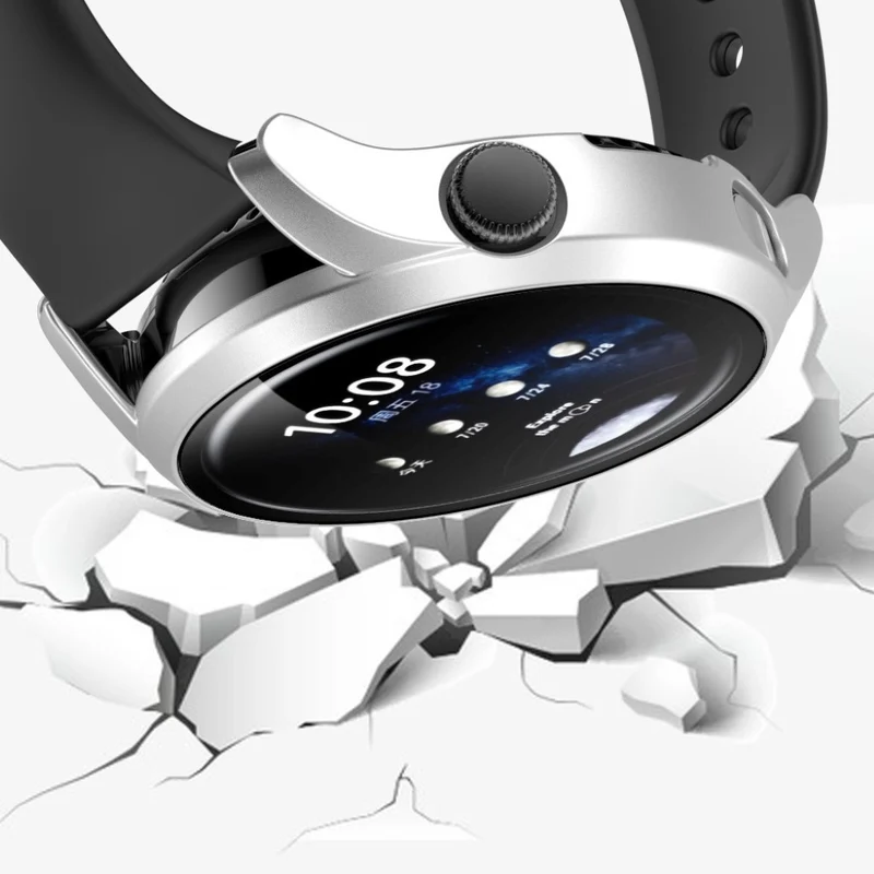 Mega Schön Huawei Watch 3 Hülle mit Displayschutz in Plastik und Gehärtetes Glas
