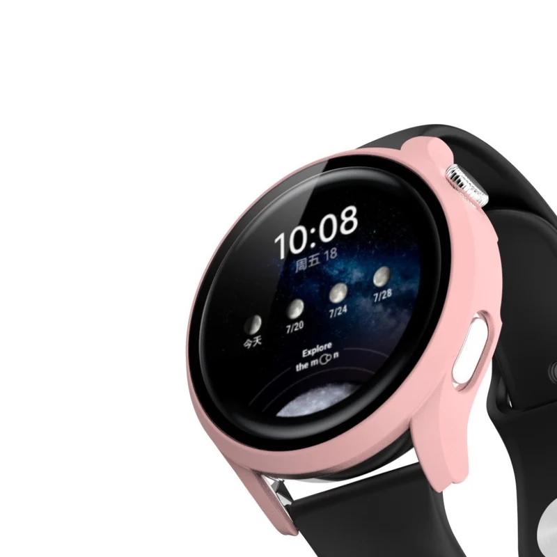 Mega Schön Huawei Watch 3 Hülle mit Displayschutz in Plastik und Gehärtetes Glas