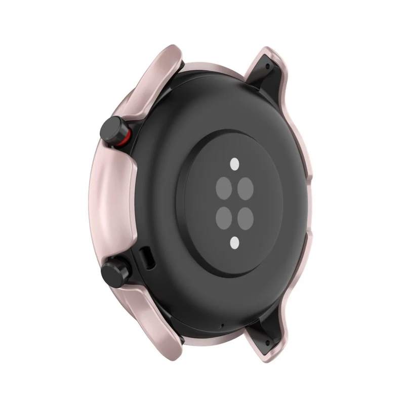 Auffallend Stilvoll Amazfit Smartwatch Universell Hülle mit Displayschutz in Plastik und Gehärtetes Glas