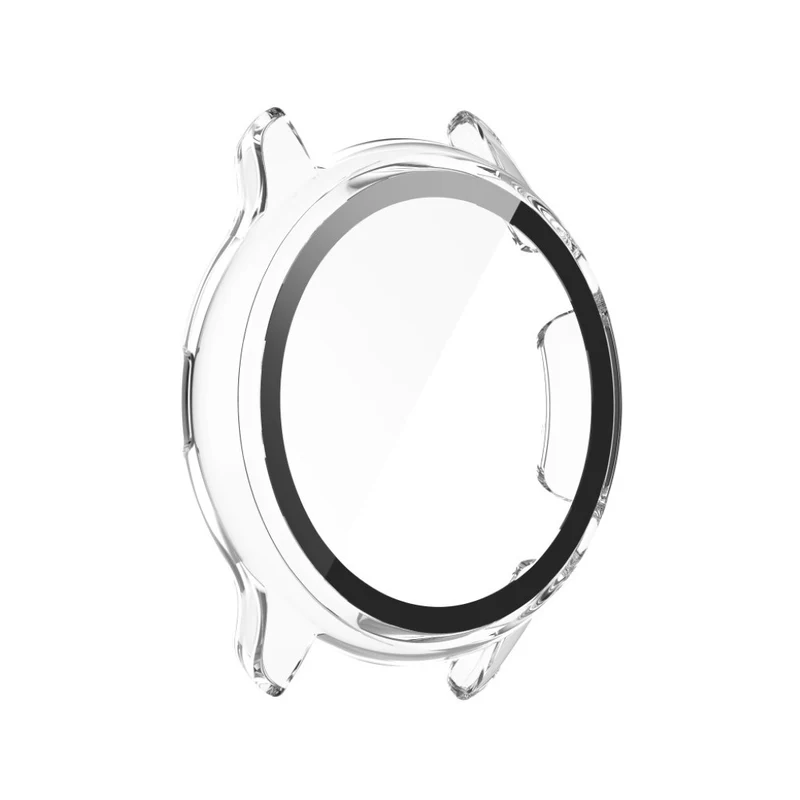 Auffallend Stilvoll Amazfit Smartwatch Universell Hülle mit Displayschutz in Plastik und Gehärtetes Glas
