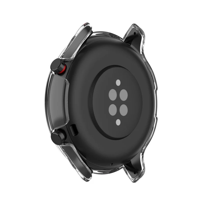 Auffallend Stilvoll Amazfit Smartwatch Universell Hülle mit Displayschutz in Plastik und Gehärtetes Glas