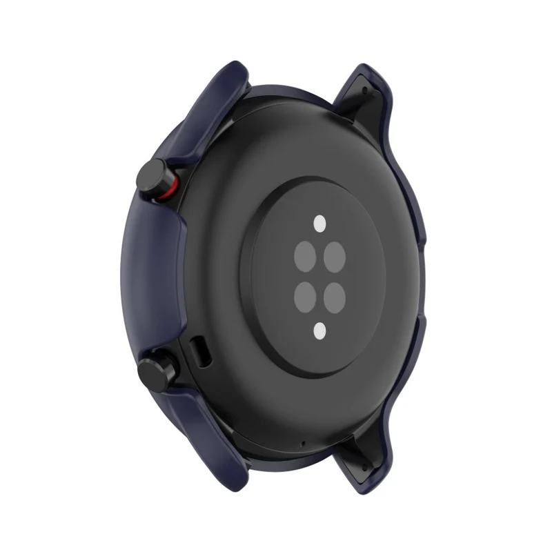Auffallend Stilvoll Amazfit Smartwatch Universell Hülle mit Displayschutz in Plastik und Gehärtetes Glas