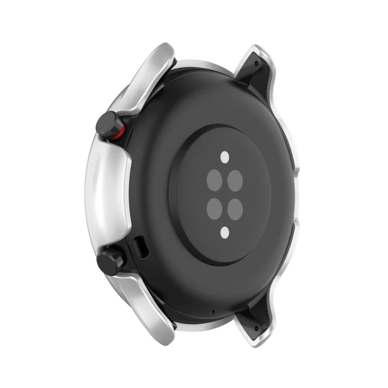 Auffallend Stilvoll Amazfit Smartwatch Universell Hülle mit Displayschutz in Plastik und Gehärtetes Glas