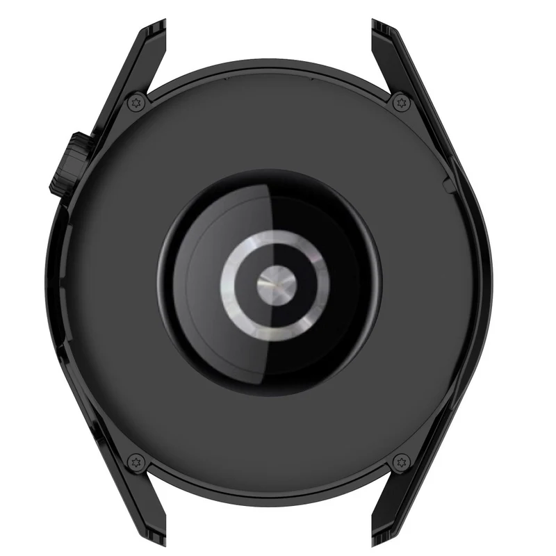 Stilvoll Huawei Watch GT 3 (46mm) Hülle mit Displayschutz in Silikon / TPU und Gehärtetes Glas