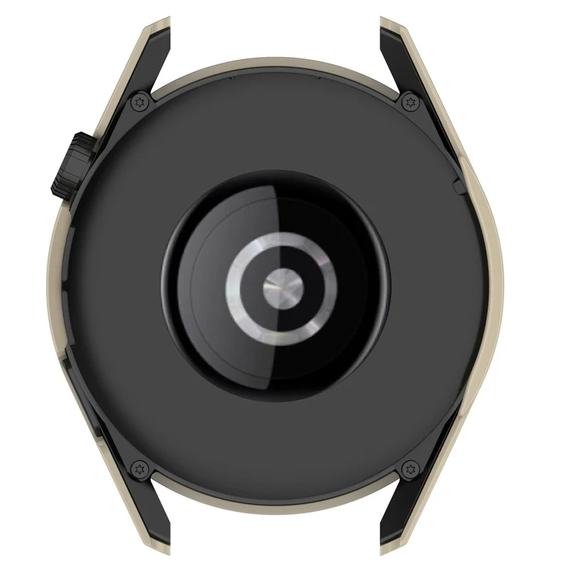 Stilvoll Huawei Watch GT 3 (46mm) Hülle mit Displayschutz in Silikon / TPU und Gehärtetes Glas
