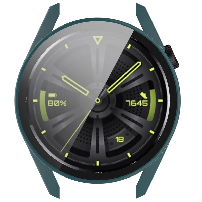 Mega Schön Huawei Watch GT 3 (42mm) Hülle mit Displayschutz in Silikon / TPU und Gehärtetes Glas