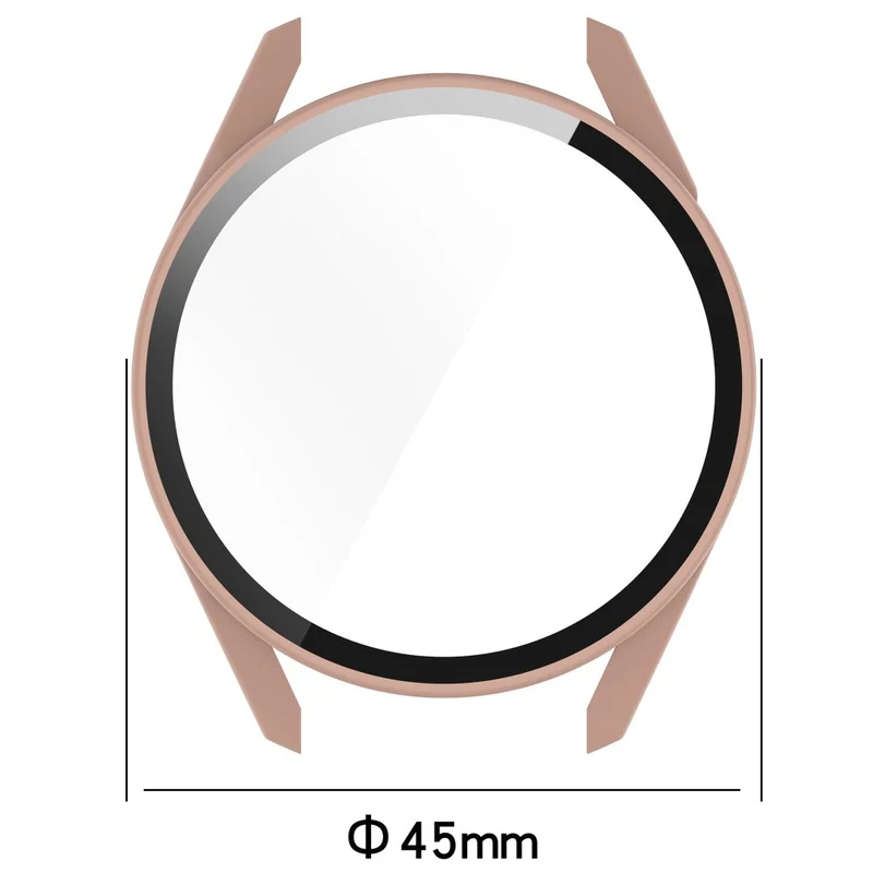 Mega Schön Huawei Watch GT 3 (42mm) Hülle mit Displayschutz in Silikon / TPU und Gehärtetes Glas