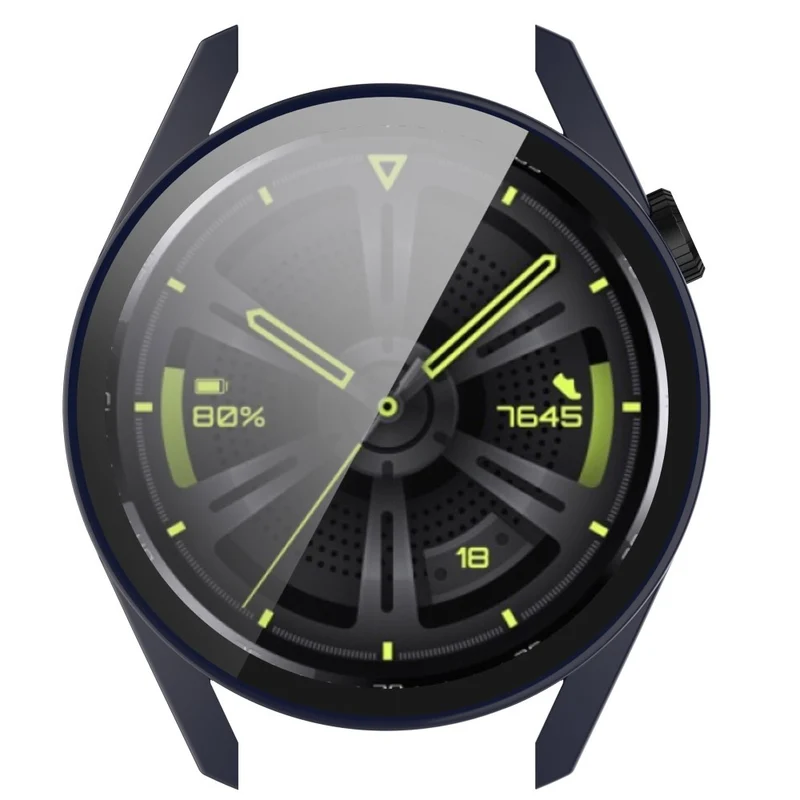 Mega Schön Huawei Watch GT 3 (42mm) Hülle mit Displayschutz in Silikon / TPU und Gehärtetes Glas