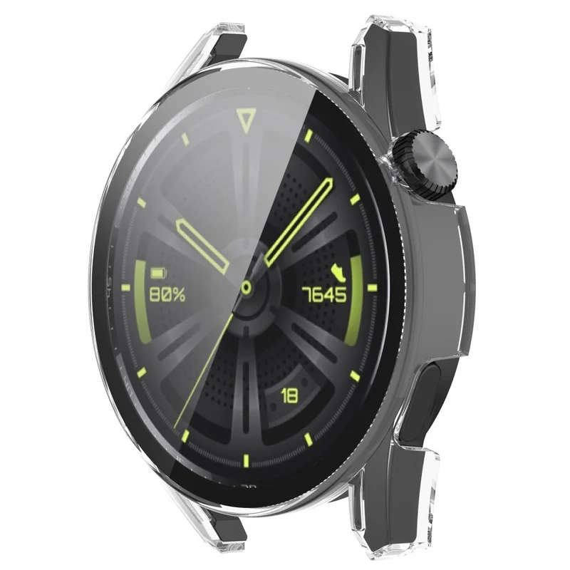 Mega Schön Huawei Watch GT 3 (42mm) Hülle mit Displayschutz in Silikon / TPU und Gehärtetes Glas