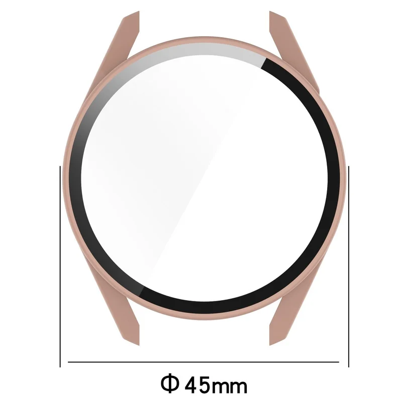 Mega Schön Huawei Watch GT 3 (42mm) Hülle mit Displayschutz in Silikon / TPU und Gehärtetes Glas