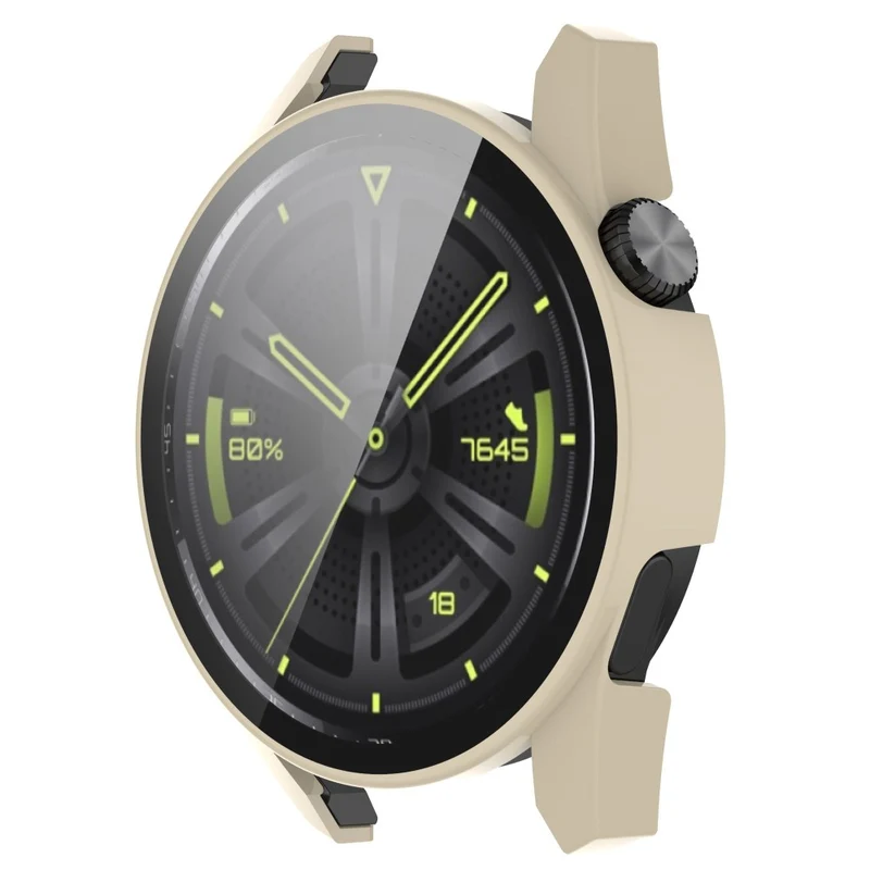 Mega Schön Huawei Watch GT 3 (42mm) Hülle mit Displayschutz in Silikon / TPU und Gehärtetes Glas