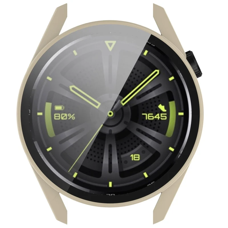 Mega Schön Huawei Watch GT 3 (42mm) Hülle mit Displayschutz in Silikon / TPU und Gehärtetes Glas