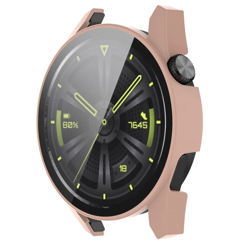 Mega Schön Huawei Watch GT 3 (42mm) Hülle mit Displayschutz in Silikon / TPU und Gehärtetes Glas