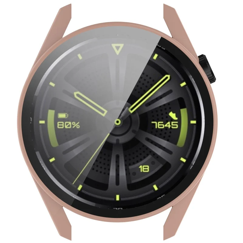 Mega Schön Huawei Watch GT 3 (42mm) Hülle mit Displayschutz in Silikon / TPU und Gehärtetes Glas