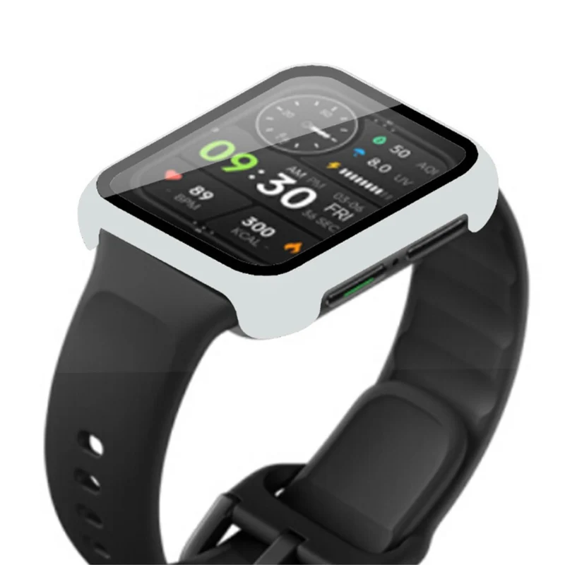 Schützend Oppo Watch 2 (46mm) Hülle mit Displayschutz in Plastik und Gehärtetes Glas