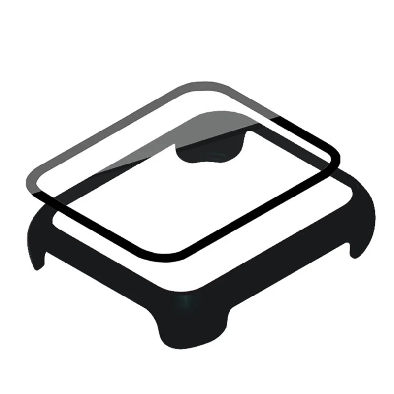 Schützend Oppo Watch 2 (46mm) Hülle mit Displayschutz in Plastik und Gehärtetes Glas