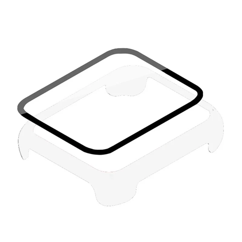 Schützend Oppo Watch 2 (46mm) Hülle mit Displayschutz in Plastik und Gehärtetes Glas