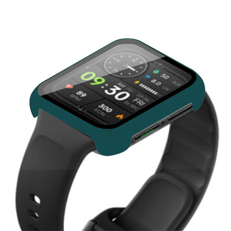 Schützend Oppo Watch 2 (46mm) Hülle mit Displayschutz in Plastik und Gehärtetes Glas