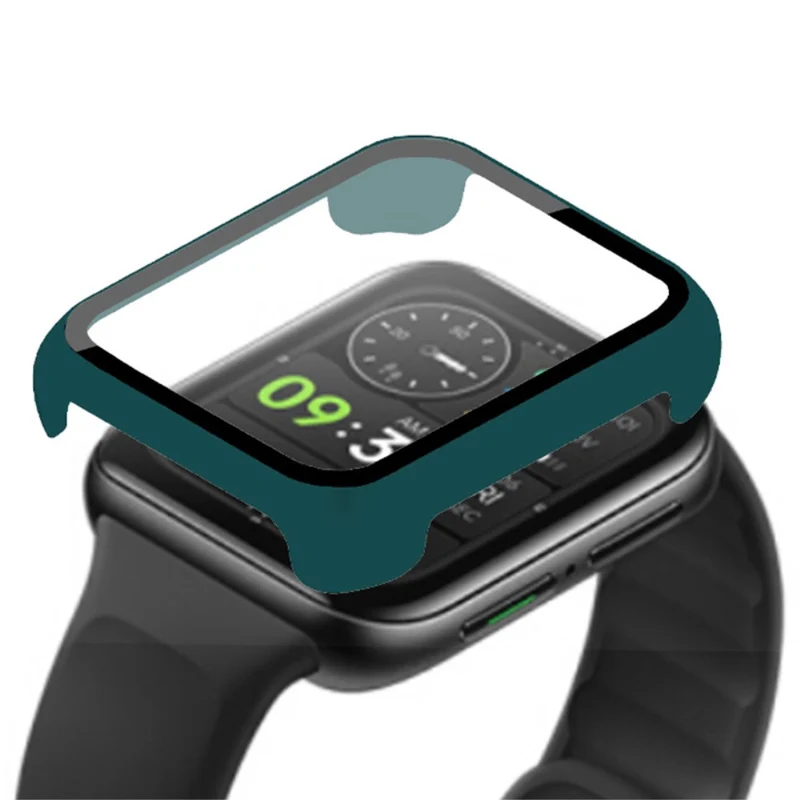 Auffallend Modisch Oppo Watch 2 (42mm) Hülle mit Displayschutz in Plastik und Gehärtetes Glas
