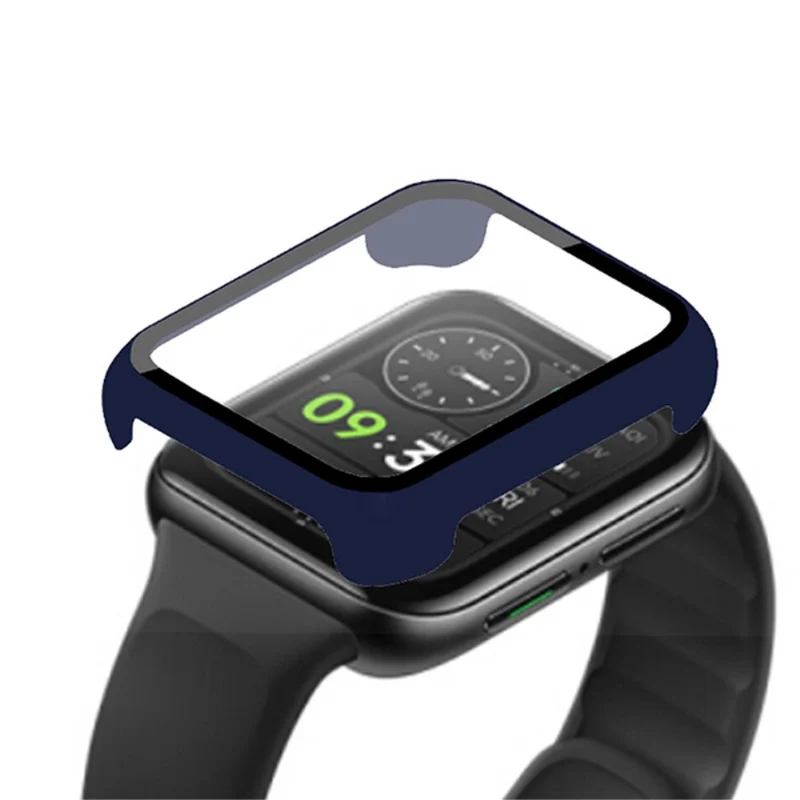 Auffallend Modisch Oppo Watch 2 (42mm) Hülle mit Displayschutz in Plastik und Gehärtetes Glas