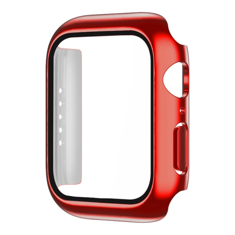 Auffallend Modisch Apple Watch Series 1-3 38mm Hülle mit Displayschutz in Plastik und Gehärtetes Glas
