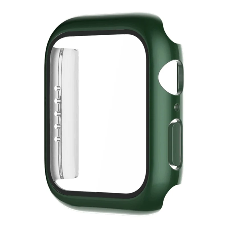 Super Stylisch Apple Watch Series 7 41mm Hülle mit Displayschutz in Plastik und Gehärtetes Glas