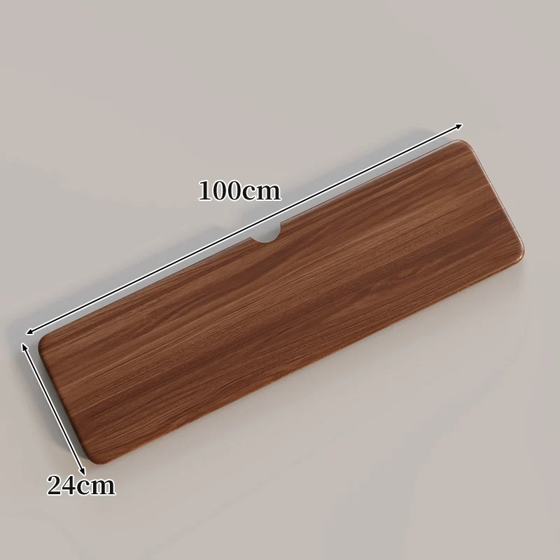 Ergonomische Massivholz-Tastatur-Handballenablage mit Kabelschlitz