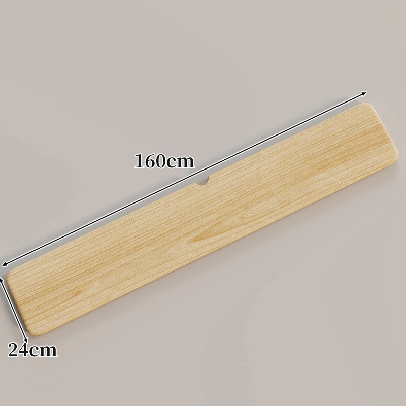 Ergonomische Massivholz-Tastatur-Handballenablage mit Kabelschlitz
