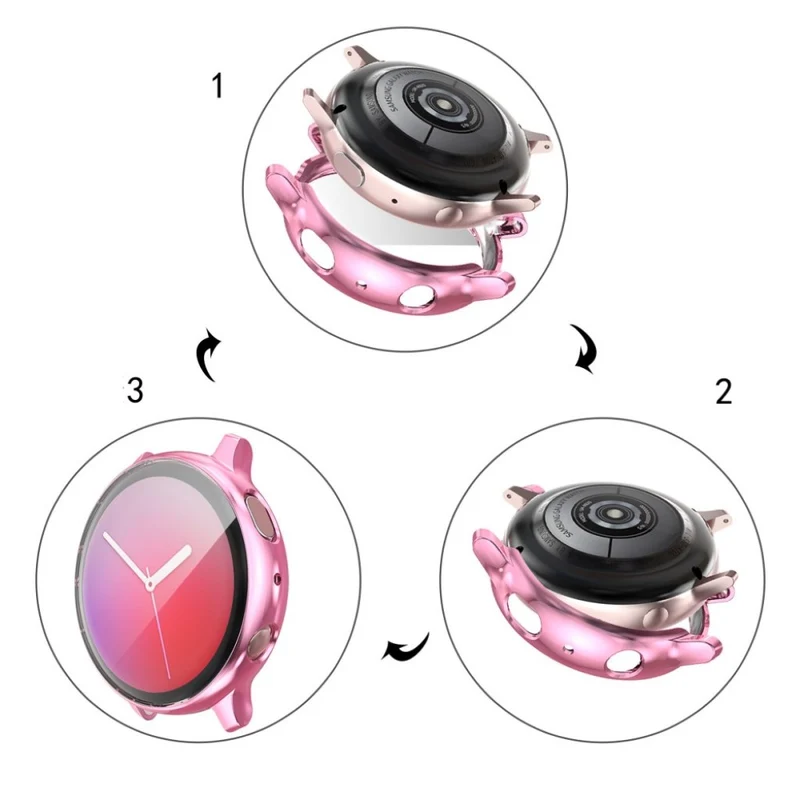 Mega Modisch Samsung Galaxy Watch Active 2 - 44mm Silikon / TPU Hülle