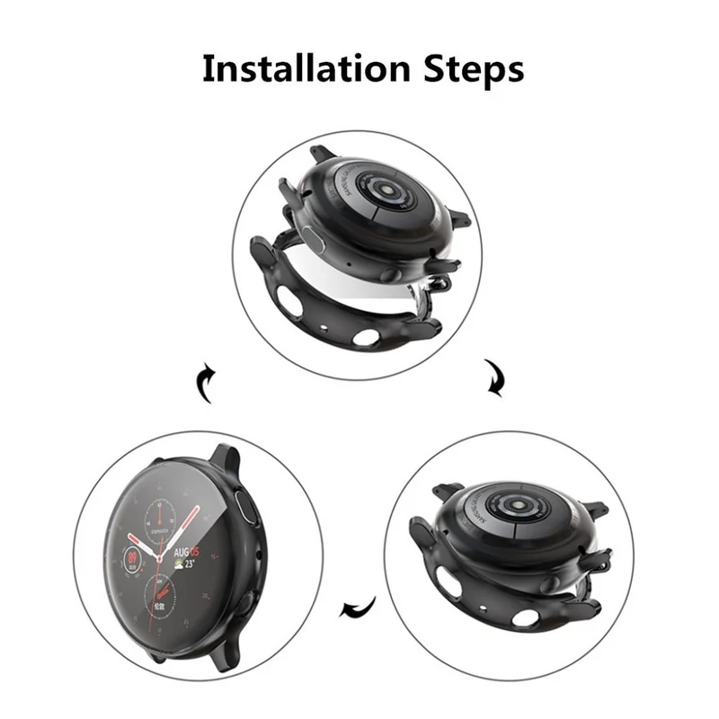 Mega Gut Samsung Galaxy Watch Active 2 - 40mm Silikon / TPU Hülle