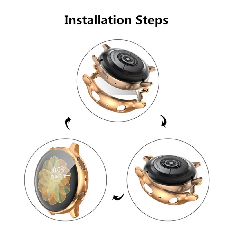 Mega Gut Samsung Galaxy Watch Active 2 - 40mm Silikon / TPU Hülle