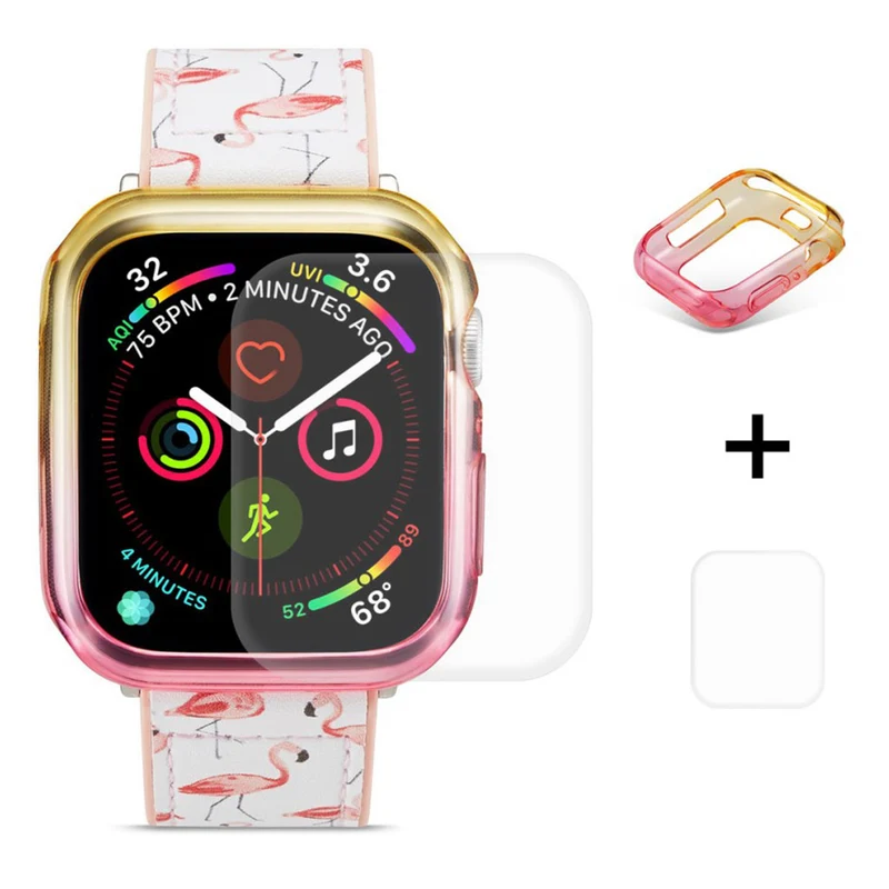 Auffallend Nett Apple Watch Series 5 44mm / Apple Watch 44mm Silikon / TPU Hülle