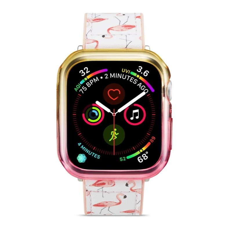 Auffallend Nett Apple Watch Series 5 44mm / Apple Watch 44mm Silikon / TPU Hülle
