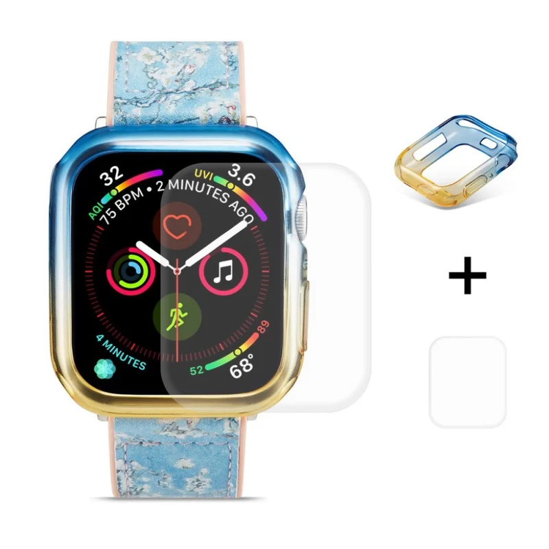 Auffallend Nett Apple Watch Series 5 44mm / Apple Watch 44mm Silikon / TPU Hülle