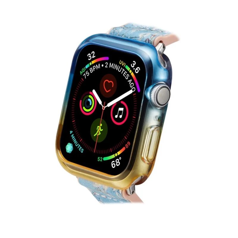 Auffallend Nett Apple Watch Series 5 44mm / Apple Watch 44mm Silikon / TPU Hülle