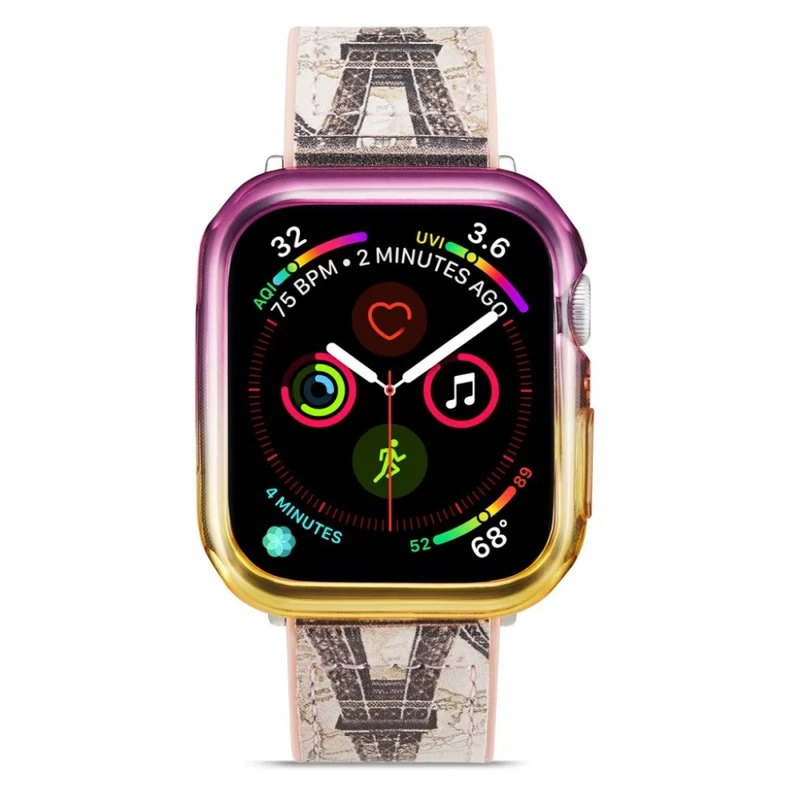 Auffallend Nett Apple Watch Series 5 44mm / Apple Watch 44mm Silikon / TPU Hülle