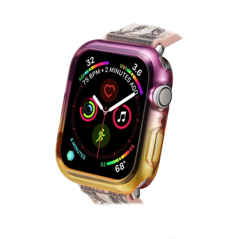 Auffallend Nett Apple Watch Series 5 44mm / Apple Watch 44mm Silikon / TPU Hülle