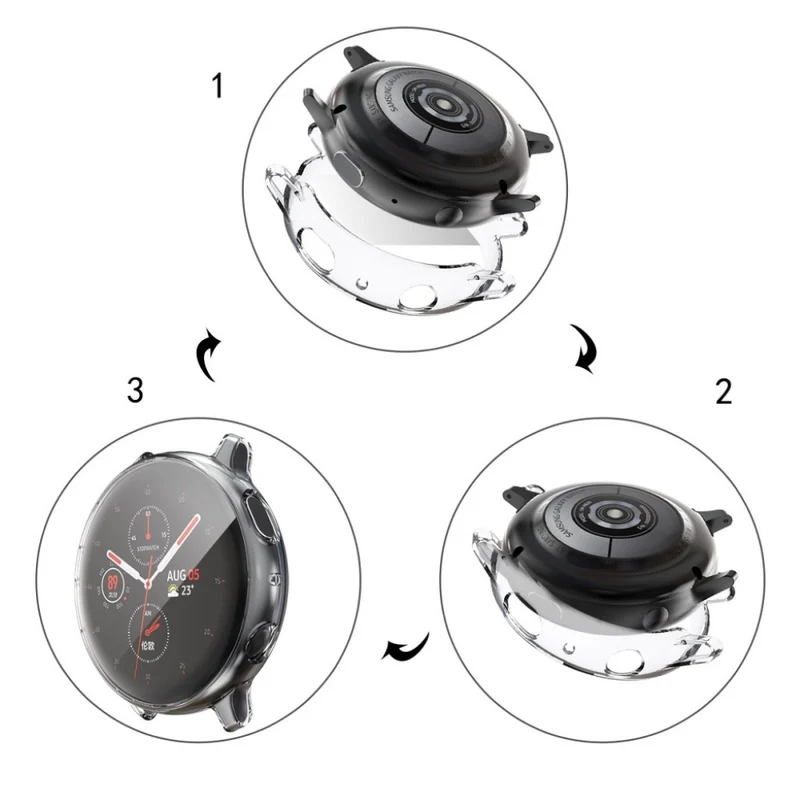 Absolut Stylisch Samsung Galaxy Watch Active 2 - 40mm Silikon / TPU Hülle