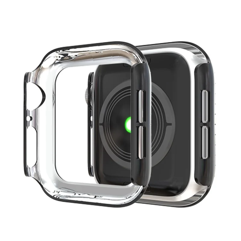 Unglaublich Gut Apple Watch Series 4 44mm Plastik und Strass Hülle