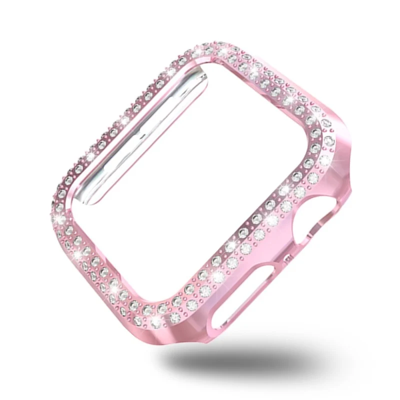 Unglaublich Gut Apple Watch Series 4 44mm Plastik und Strass Hülle