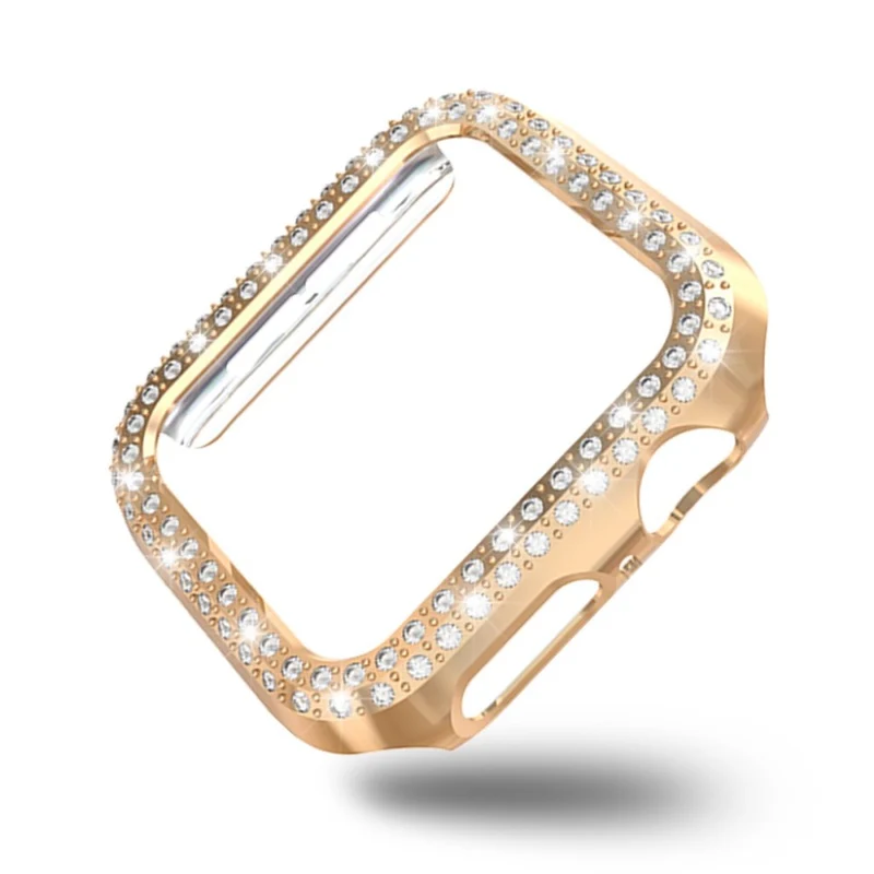 Unglaublich Gut Apple Watch Series 4 44mm Plastik und Strass Hülle