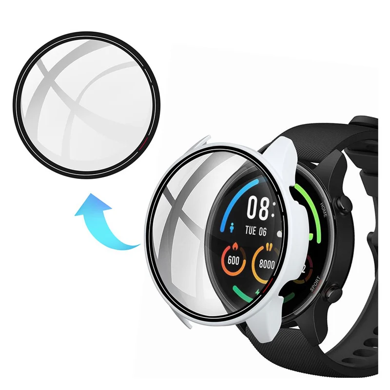 Unglaublich Stylisch Xiaomi Mi Watch Color Hülle mit Displayschutz in Plastik und Glas